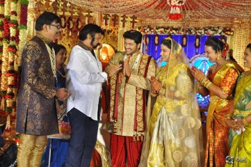 Music Director Koti Son Rajeev Wedding Reception Photos